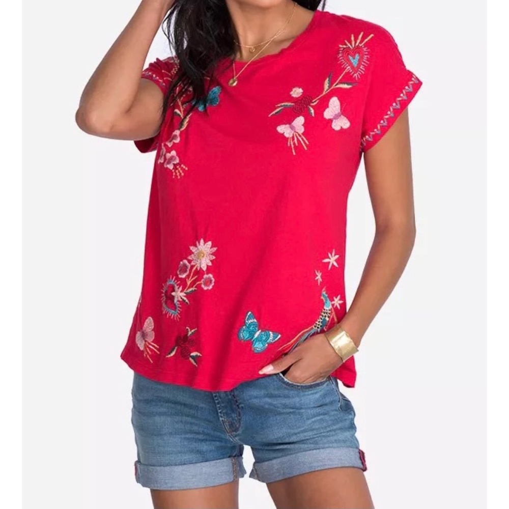 Johnny Was Adara Relaxed Tee